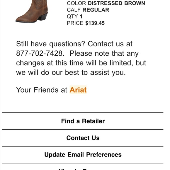 Ariat cowgirl western boots - Picture 7 of 8